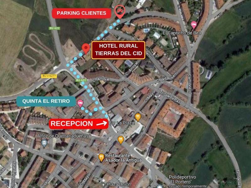 Hotel Rural Tierras Del Cid Quintanaduenas Exterior photo